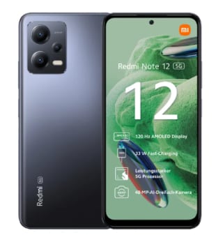 Móvil Redmi Note 12 5G 4GB/128GB por 166,99€