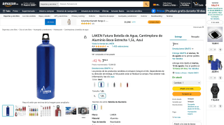 LAKEN Futura Botella de Agua 1,5L por 7,99€