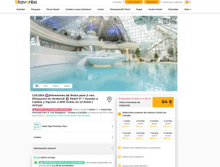 Andorra Hotel 4*con desayuno + acceso a Caldea desde 64€/persona y noche