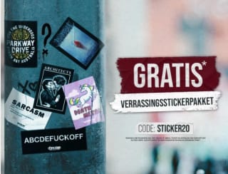Gratis verrassingsstickerpakket bij bestelling bij Impericon