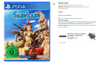Sand Land voor €17,60 bij Amazon