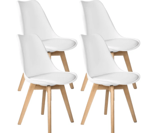 Pack 4 Sillas nordicas T-LoVendo por solo 58,99€