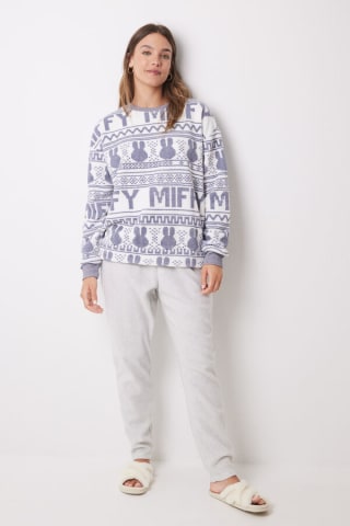 Pijama largo polar Miffy para Mujer por 11.99€
