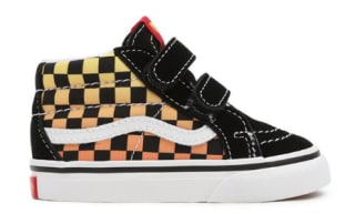 Kinderschoenen Vans maat 18 (TD SK8-Mid Reissue V Flame Logo Repeat Black Multi) voor €13,50