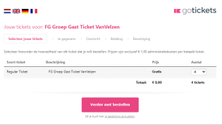 €1 per ticket voor concert van Roel Van Velzen tijdens FG Live in Heerhugowaard van Keukensale