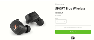 Sennheiser SPORT True Wireless-oordopjes voor €85 bij Schoonenberg
