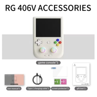 Consola Anbernic de juegos Retro portátil RG406V por solo 135,48€