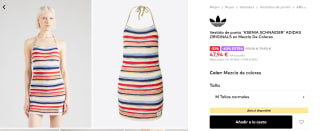 Vestido de punto 'KSENIA SCHNAIDER' ADIDAS ORIGINALS en Mezcla De Colores por 47,94€
