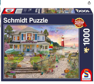 Puzzle Schmidt La casa de la playa de 1000 piezas por 8,79€
