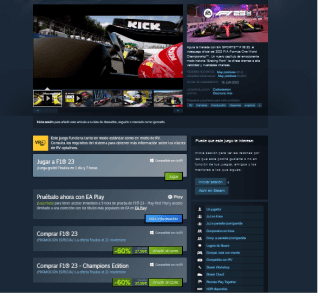 Descuento 60% Juego F1 2023 Steam
