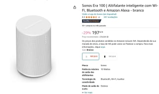 Sonos Era 100 | Smart speaker voor €197,52 bij Amazon