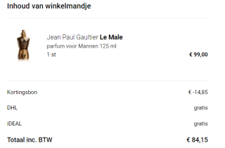 Jean Paul Gaultier Le Male Elixir Eau De Perfume Spray 125ml voor €84,15 bij Notino