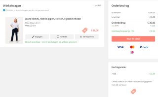 10% korting + gratis verzending bij Ulla Popken