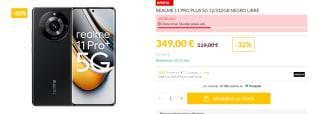 Realme 11 Pro + 5G de 12GB/512GB por 349€