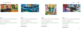 Descuento 25% Juguetes LEGO en Elcorteinglés