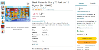 Pack 12 En Caja Deluxe Pistas De Blue Y Tú por 12,60€
