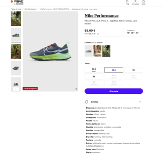 Zapatillas Nike Pegasus Trail 4 Mujer por solo 58€