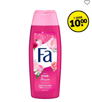 Fa deodorant en douchegel 7 voor €10 bij Kruidvat