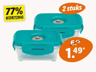 Lidl spaaractie tot 84% korting op TooGoodToGo vershoudbakjes