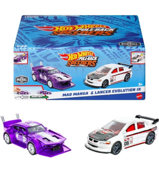 Hot Wheels pack de 2 coches de carreras por 12,98€.