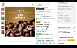 Paquete de 500 g de café en grano Lavazza Qualità Oro Perfect Symphony. Por 7€