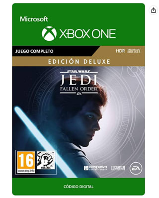 Juego Star Wars Jedi Fallen Order Deluxe | Xbox One - Código de descarga por 8.99€