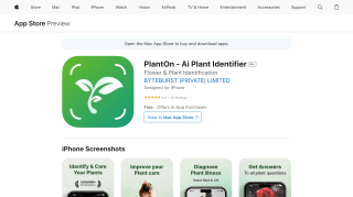 PlantOn: Identificador de plantas gratis AI para iPhone