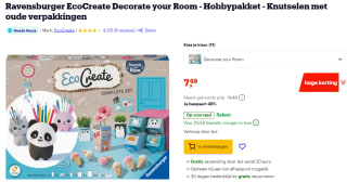 Ravensburger EcoCreate Decorate your Room - Hobbypakket voor €7,49 bij Bol.com