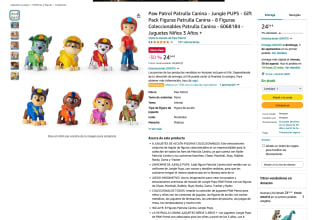 Pack Figuras Paw Patrol Patrulla Canina por solo 24,54€