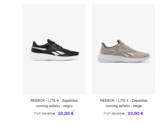 Reebok LITE 4 - Zapatillas running varios colores desde solo 22€