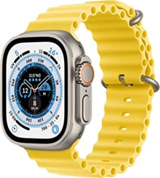 APPLE Watch Ultra 49 mm Yellow/Ocean Band voor €826,97 bij Amazon