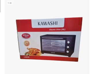 Horno sobremesa 30l. kawashy por 44,39€ (32,39€ usuario nuevo)