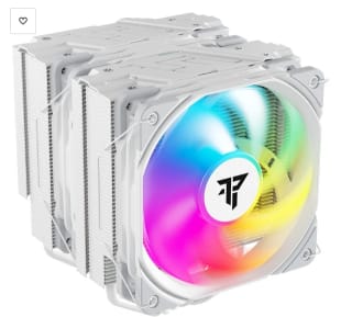 Ventilador CPU Dual Heatsink 2x120mm Tempest Cooler 6Pipes White RGB por 54.99€