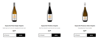 25% korting op Italiaanse biowijnen uit de Hypocrite serie bij Neleman