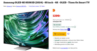 Samsung OLED 4K 65S93D (2024) - 65 inch - 4K - OLED tv voor €1.299 bij Bol