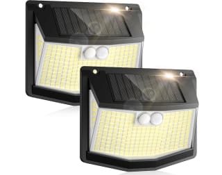 2 Unidades Luces solares led CZHHMART LIP65 Impermeable Light por solo 7,49€