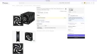 5 ventiladores de caja ARCTIC P8 PWM PST 80 mm por 11,04€