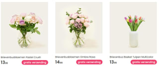 Gratis verzending op bloemen bij Hallmark
