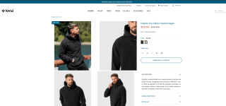Polerón Kivul Birko Hombre Negro por solo $23.990