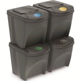 Juego de 4 Cubos de Reciclaje 100L PROSPERPLAST por 29,14€