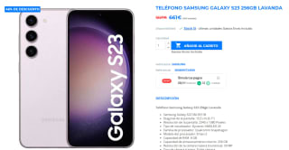 Samsung Galaxy S23 de 8GB/256GB por 661€ en varios colores
