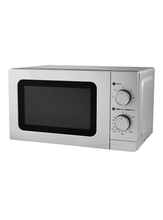 Silver Manual Microwave for only £31.80