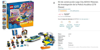 Kit Lego Misiones de Investigación de la Policía Acuática por $559 en Amazon