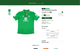Camiseta 2a equipación Real Betis 2023-24 por solo 35,99€