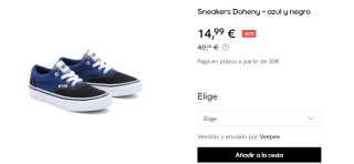 Calzado Vans desde solo 14,99€