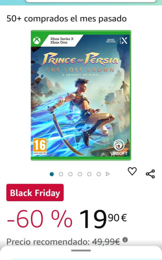 Prince of Persia The Lost Crown Xbox por 19,90€.