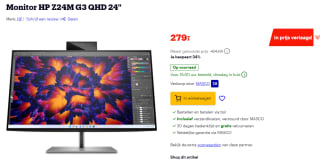 HP Z24m G3 24" Quad HD 90Hz IPS monitor voor €279 bij Bol.com