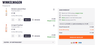 50% korting op elke tweede fles wijn bij Gall & Gall