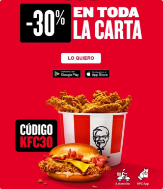 Cófigo 30% Descuento en toda la carta FKC