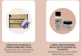 Gratis cadeau bij diverse merken bij Haarshop